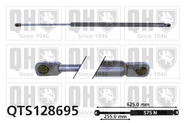 QUINTON HAZELL Газовая пружина, крышка багажник QTS128695